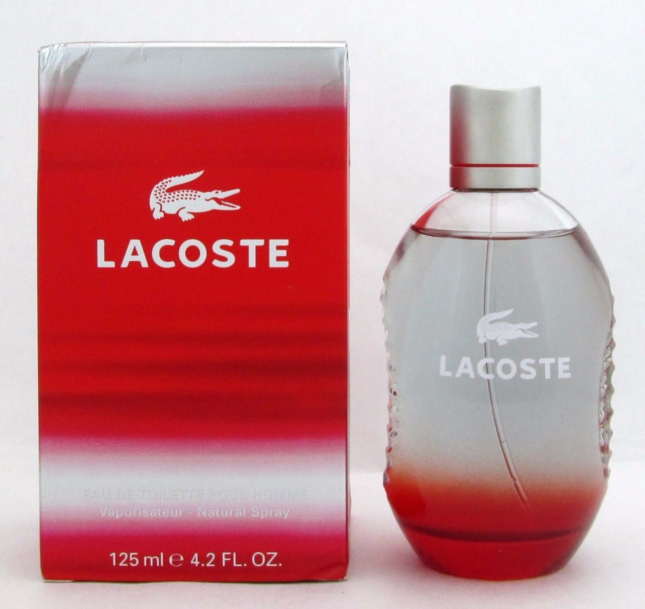 Style In Play by Lacoste Red EDT Spray Pour Homme 4.2 oz*Damaged Box