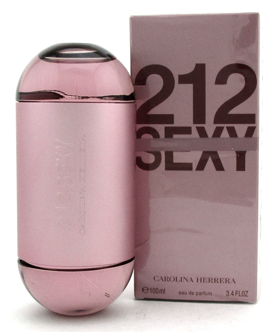 212 Sexy Perfume by Carolina Herrera 3.4 oz. EDP Spray for Women.New.Damaged Box