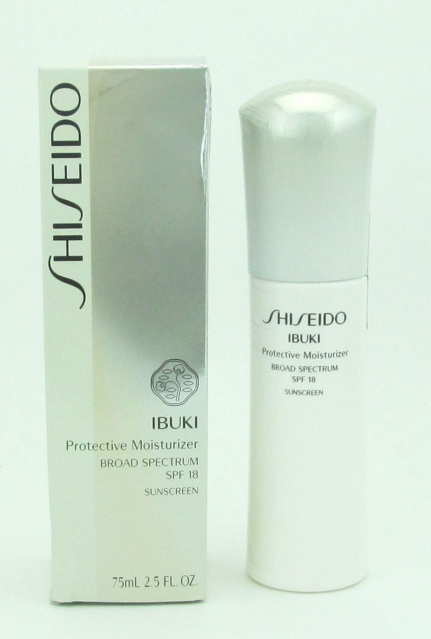 Shiseido Ibuki Protective Moisturizer SPF18 75 ml/ 2.5 oz*Damaged Box