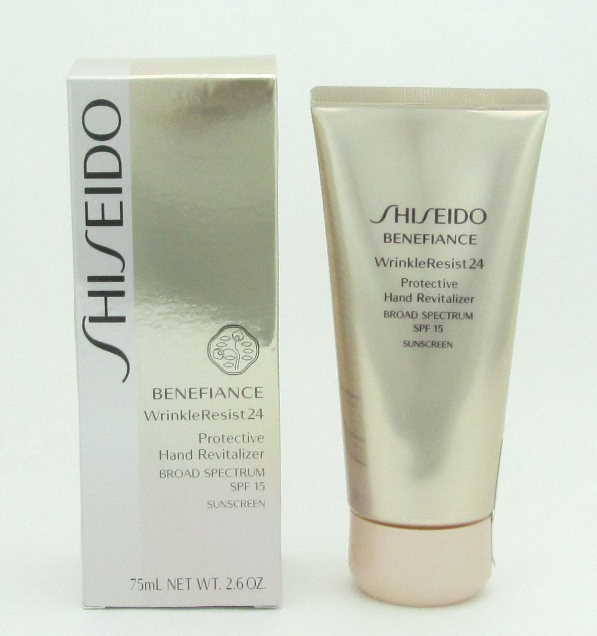 Shiseido Benefiance WR24 Protective Hand Revitalizer SPF15 2.6oz*DamagedB