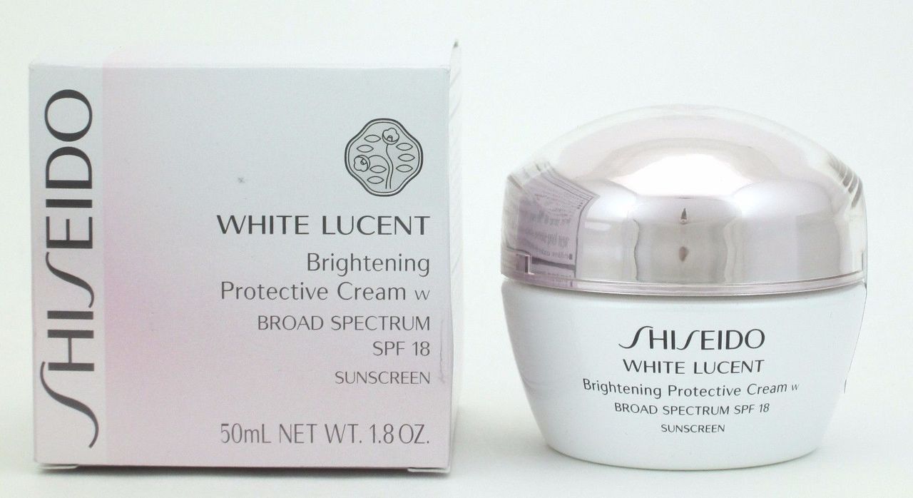 Shiseido White Lucent Brightening Protective Cream w SPF18 1.8ozDamag