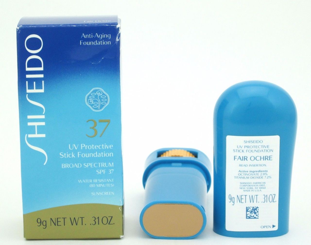 Shiseido UV Protective Stick Foundation SPF 37 Fair Ochre 9g*DamagedB