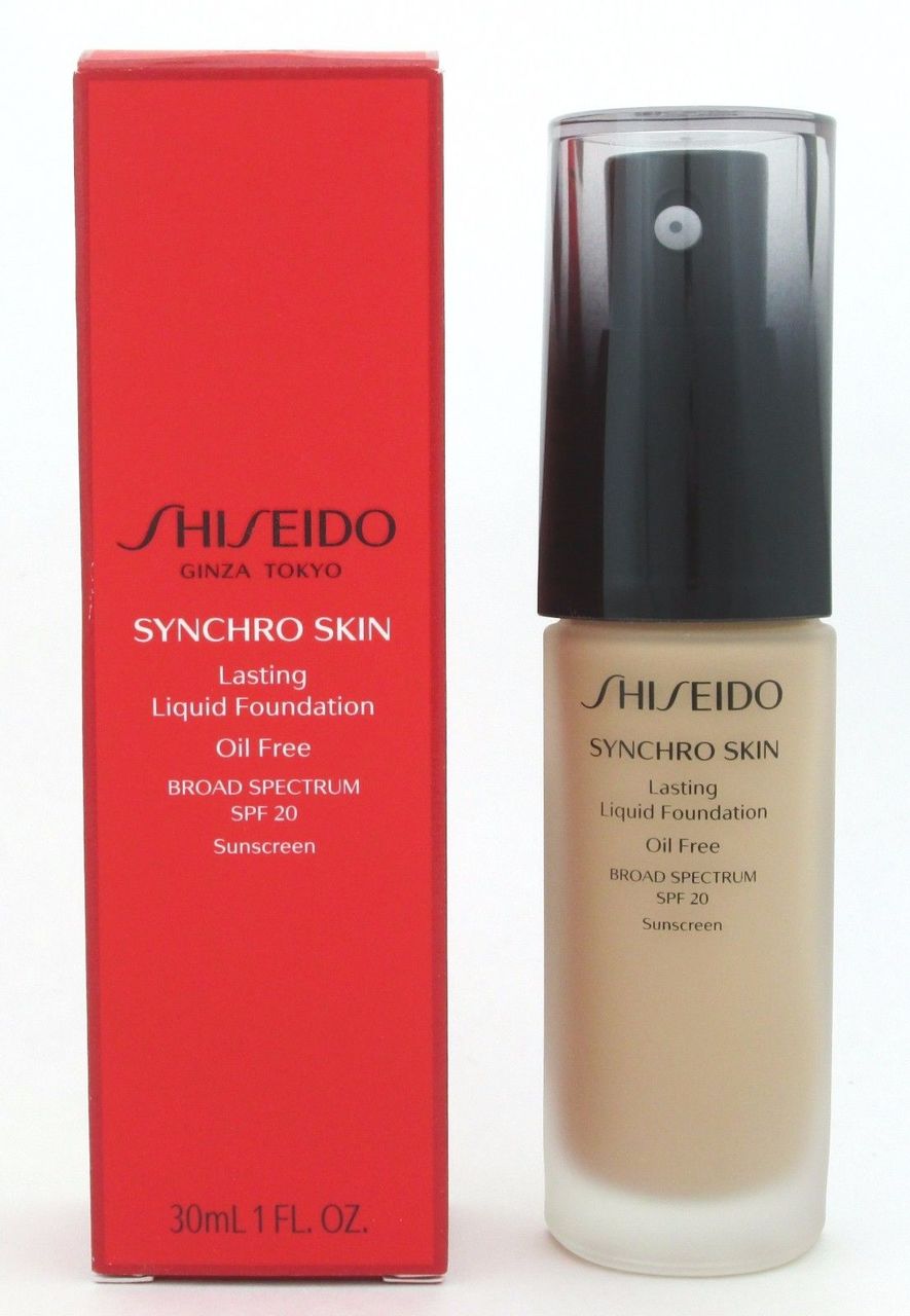 Shiseido Synchro Skin Lasting Liquid Found. Oil Free SPF 20 Neutral 4 1oz
