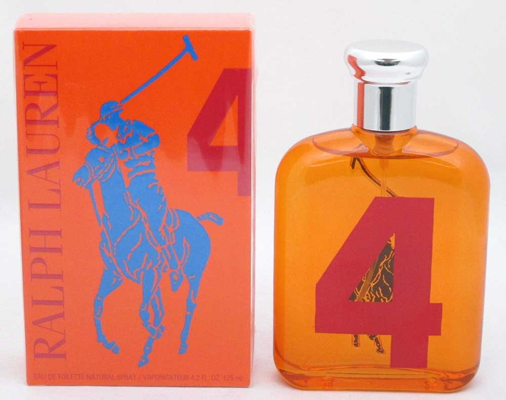 Polo The Big Pony #4 Orange by Ralph Lauren Men EDT Spr 4.2 oz Sealed.