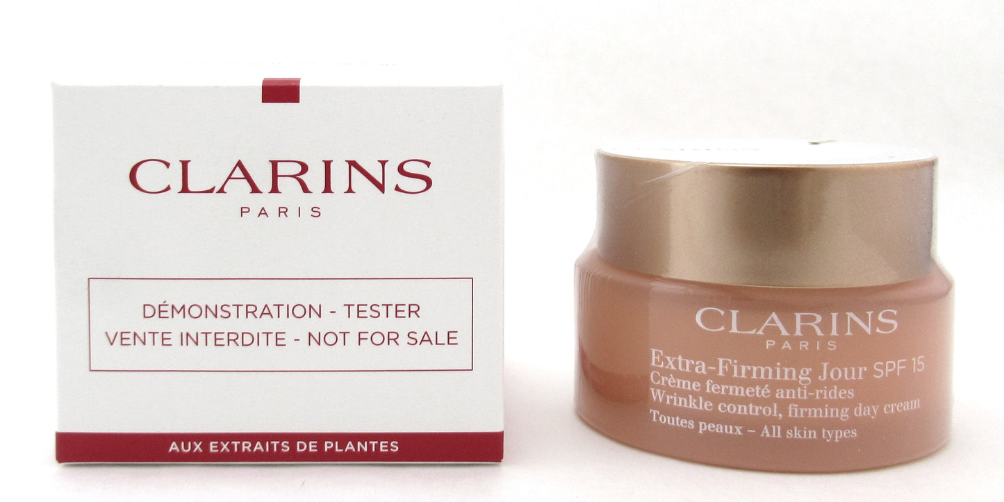 Clarins Extra-Firming Jour SPF 15 Firming Day Cream All Skin Types 50 ml./ 1.7 oz. New Tester