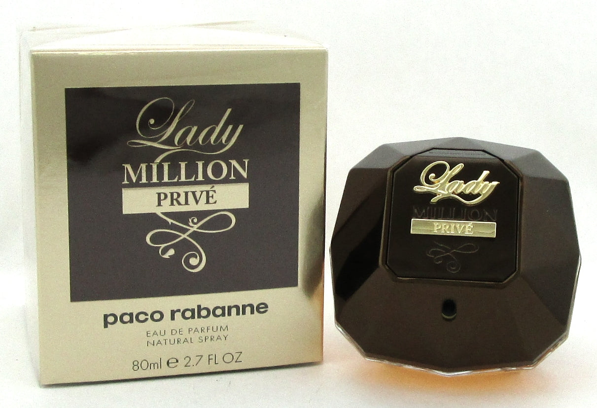 Lady Million PRIVE by Paco Rabanne Perfume 2.7 oz. EDP Spray. New. DAMAGED Box.