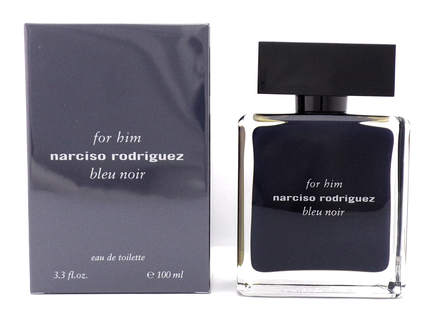 Narciso Rodriguez for Him Bleu Noir 3.3 oz EDT Spray for Men New Box