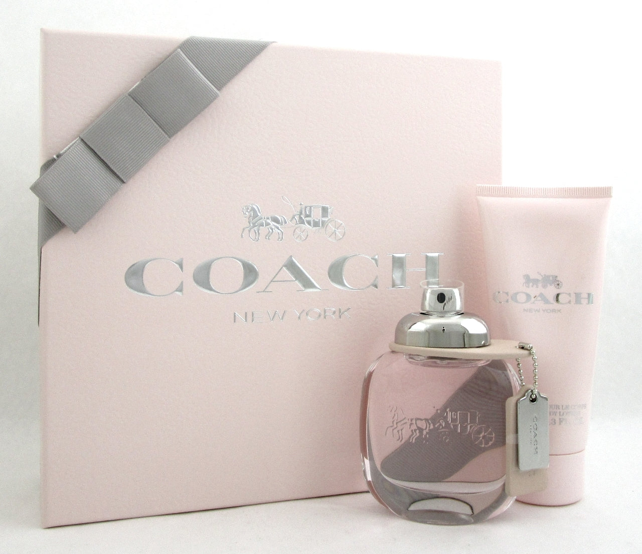 Coach New York Women's Perfume Gift Set: 1.7oz.EDT Spray+3.3oz.B/Lot. Brand New.