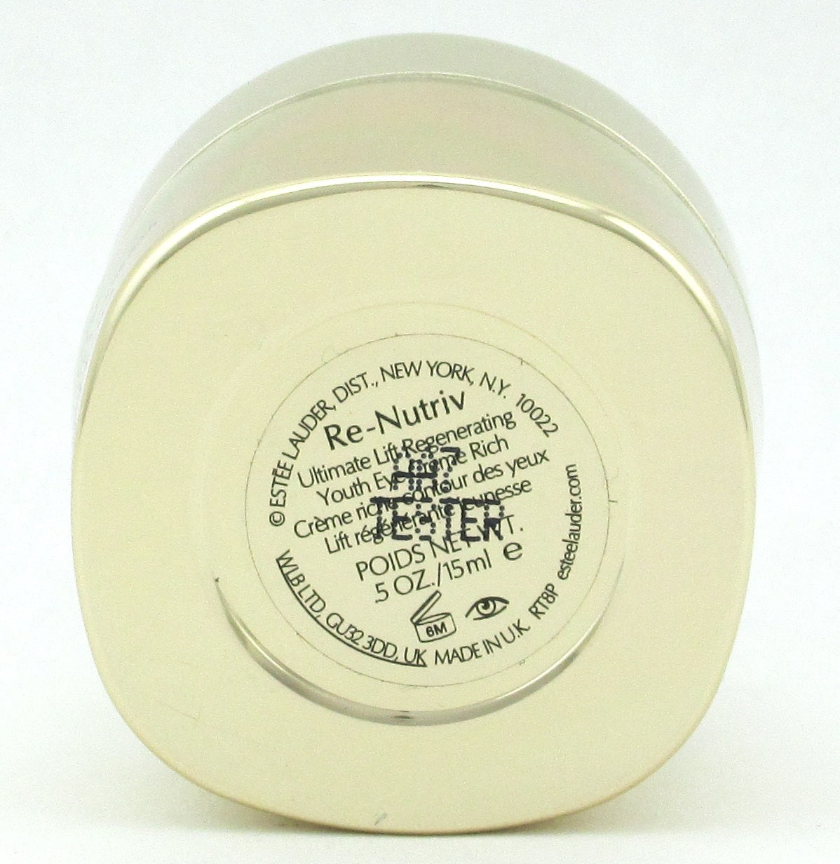 Estee Lauder Re-Nutriv Ultimate Lift Regenerative Youth Eye Creme Rich 15 ml./ 0.5 oz. New Tester