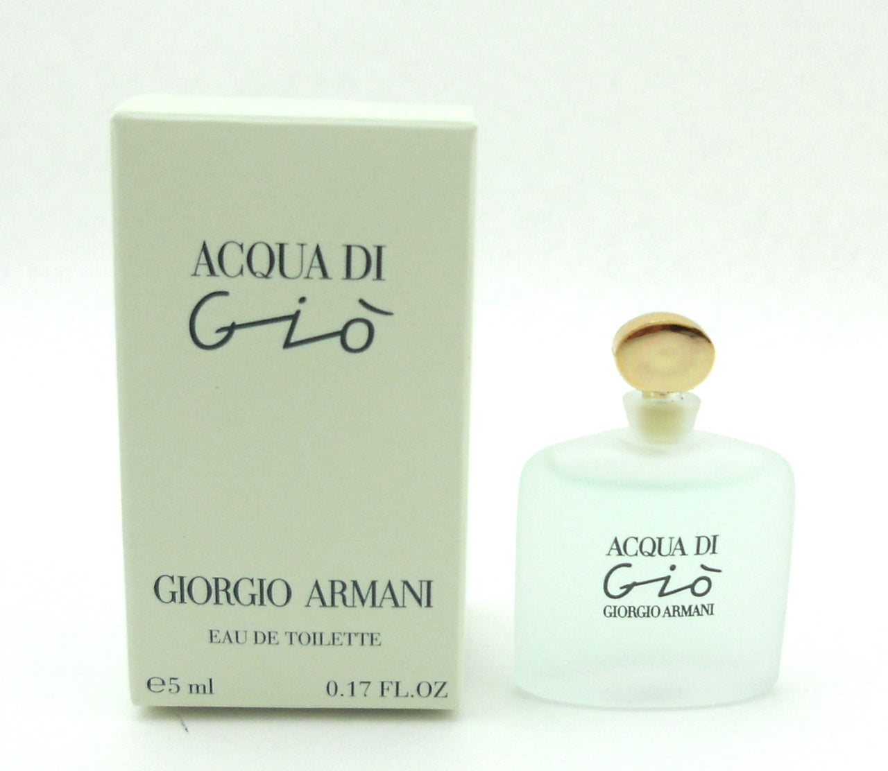 Acqua Di Gio Perfume by Giorgio Armani EDT Mini Splash 5 ml./ 0.17 oz New in Box