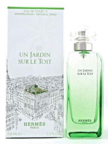 Un Jardin Sur Le Toit by Hermes 3.3 oz. Eau de Toilette Spray. New Sealed Box