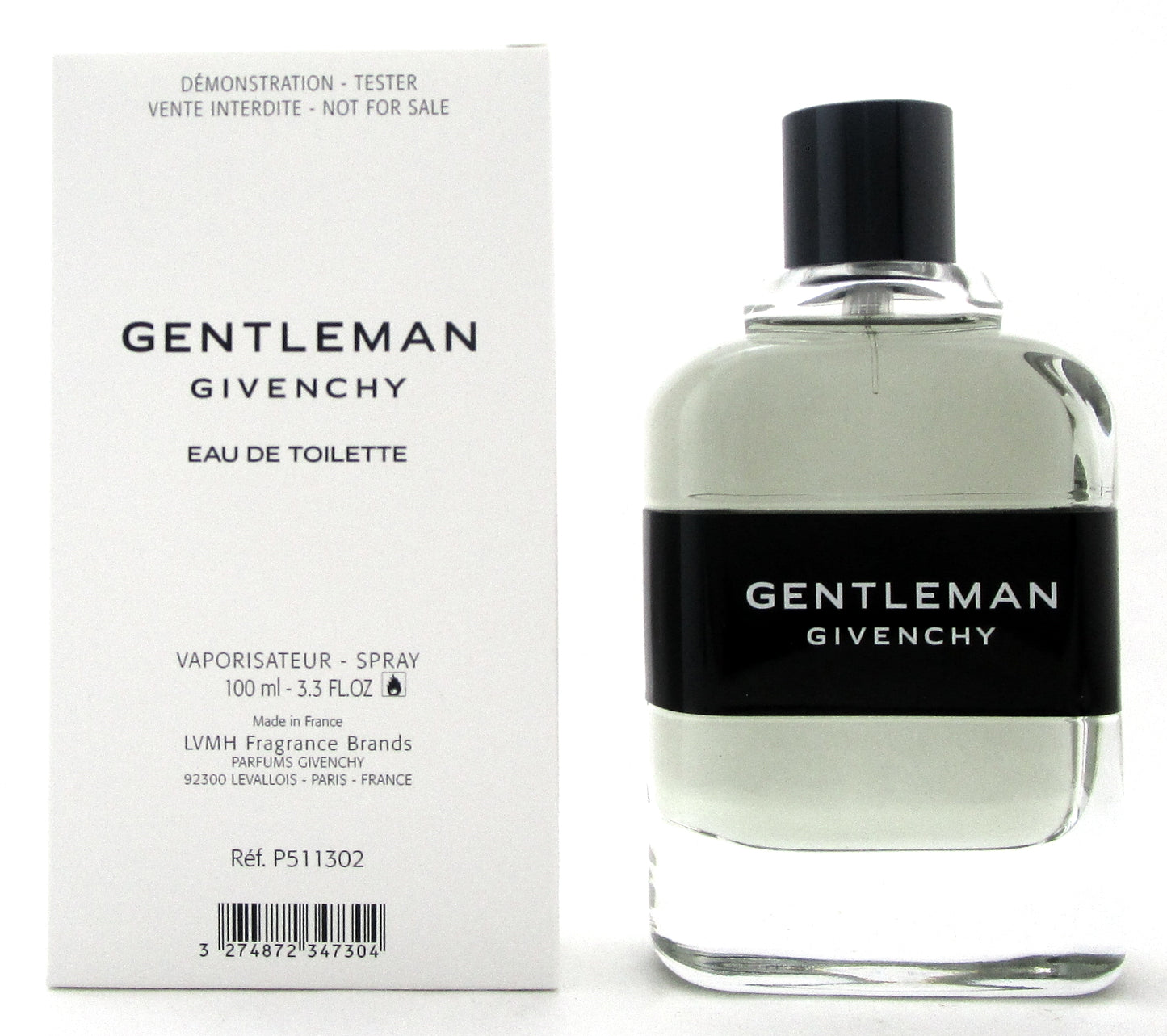 Givenchy Gentleman by Givenchy for Men 3.3 oz. EDT Spray. Relaunched in 2017. New Tester with Cap.