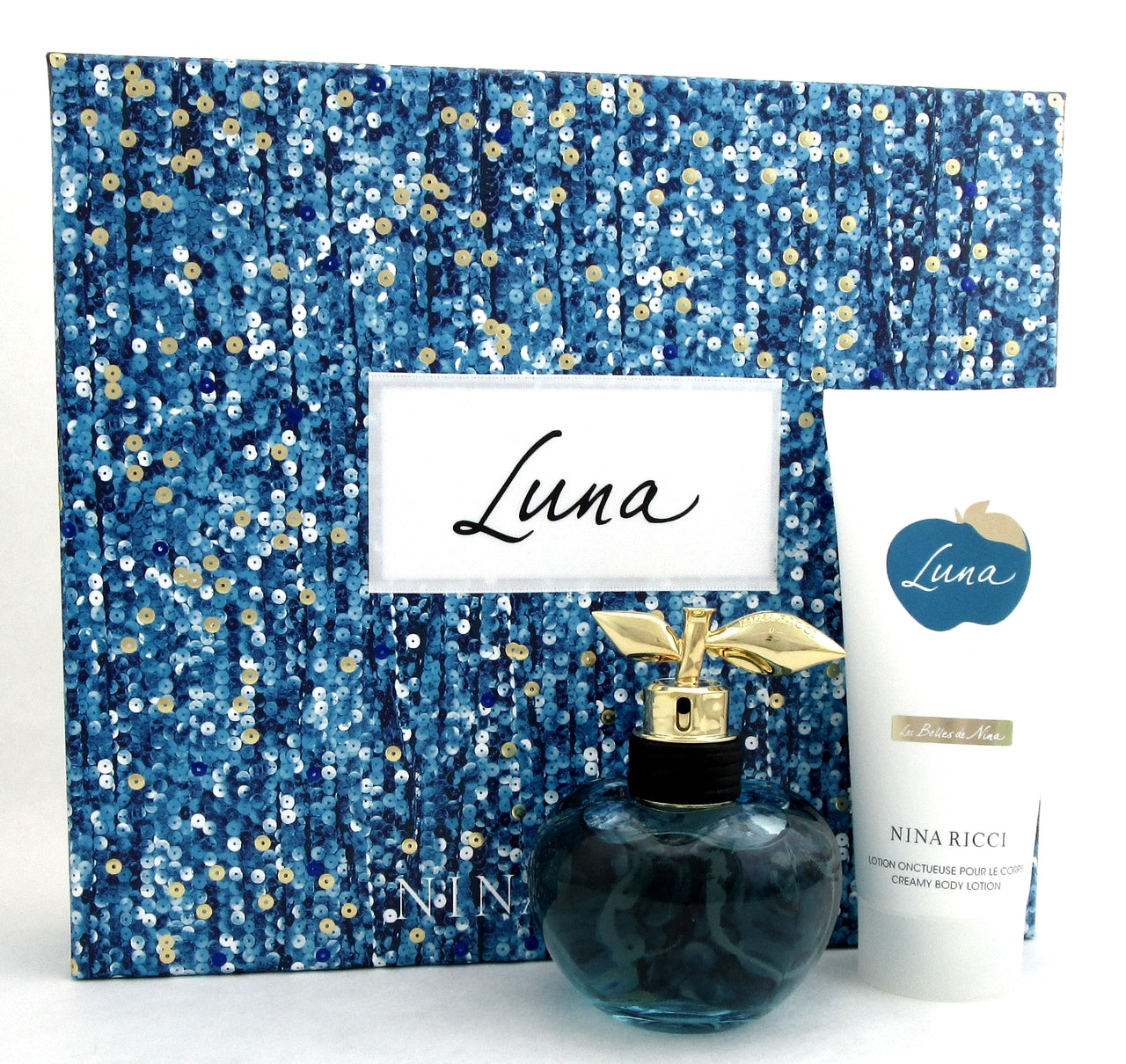 LUNA by Nina Ricci 2.7 oz.EDT Spray + 3.4 oz. Body Lotion. Brand New Set.