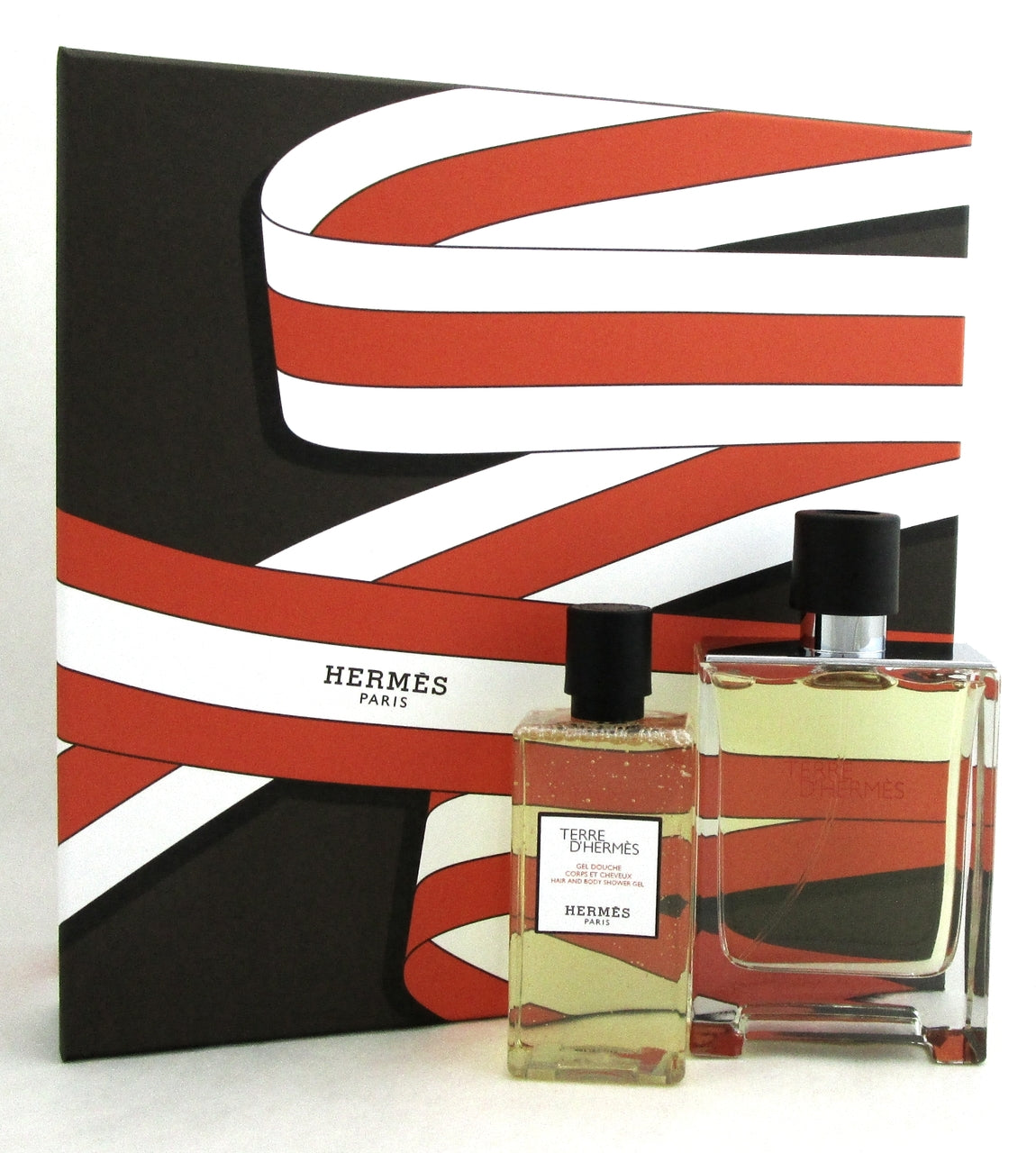 Terre D'Hermes by Hermes Men 3.3 oz. EDT Spray + 2.7 oz. Shower Gel. NEW SET