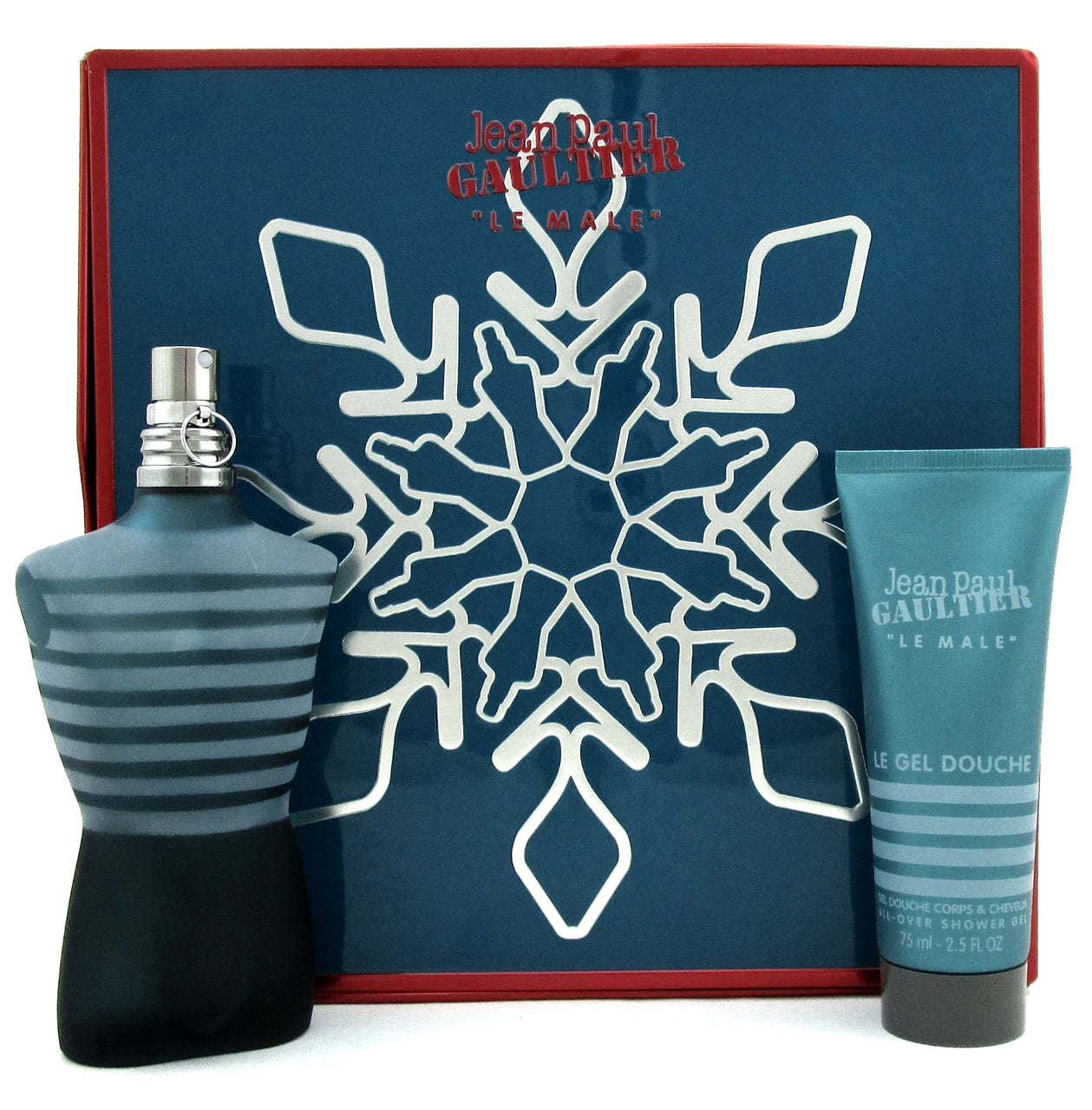 Jean Paul Gaultier Le Male Set for Men: 2.5 oz.EDT Spray +2.5 oz.S/Gel. New Box.