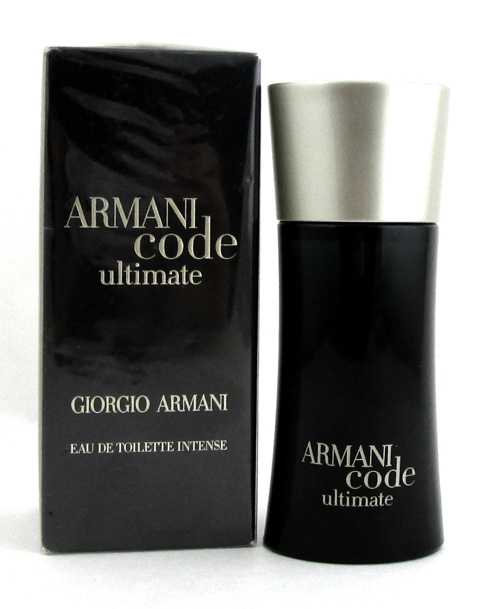 Armani Code Ultimate by Giorgio Armani 1.7oz. EDT Intense Spray. New Damaged Box