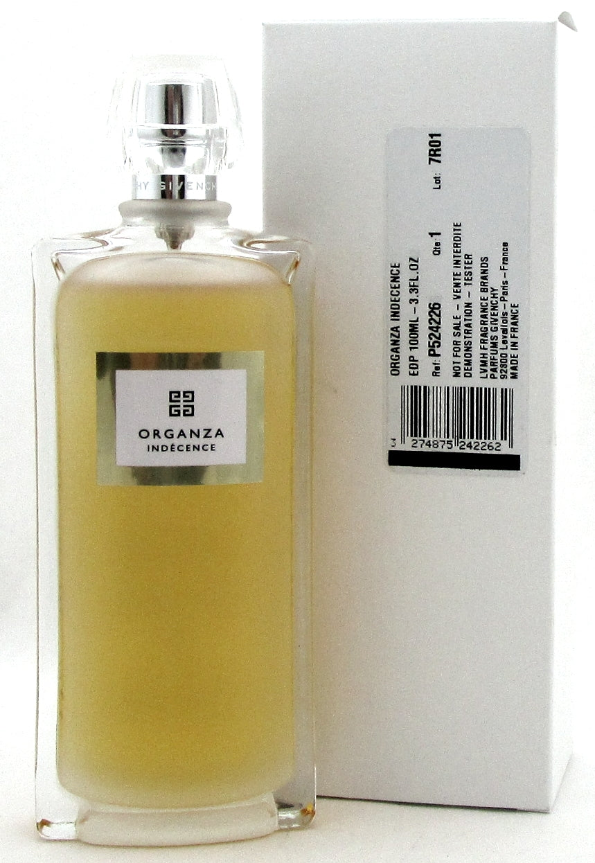 Givenchy Organza Indecence Perfume 3.3 oz. EDP Spray for Women. New Tester w/Cap