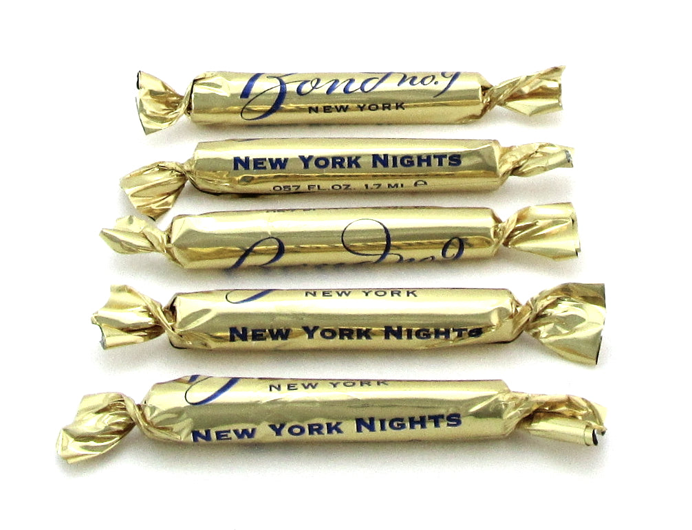NEW YORK NIGHTS by Bond No.9 EDP Sample Spray 1.7 ml. Lot of 5 Vials. New in Bag