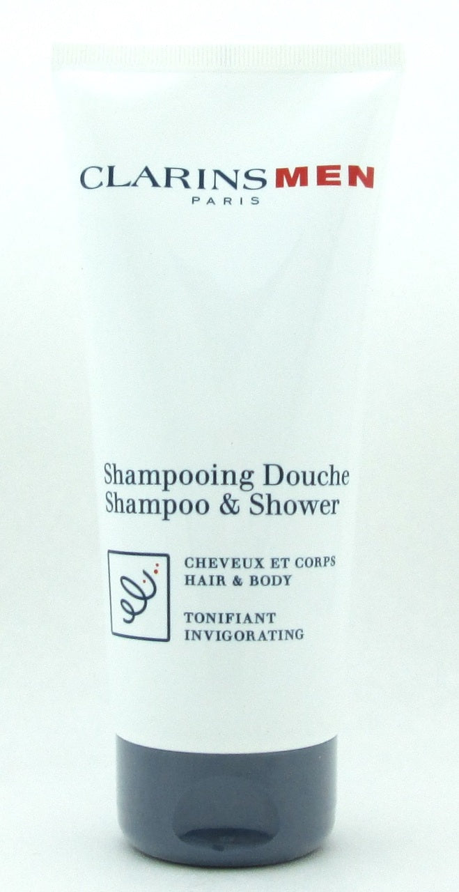 Clarins Men Shampoo & Shower Hair & Body Invigorating 200 ml./ 7 oz. NIB