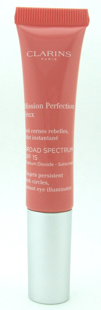 Clarins Mission Perfection Yeux SPF 15 Instant Eye Illuminator 15 ml./ 0.5 oz. NIB