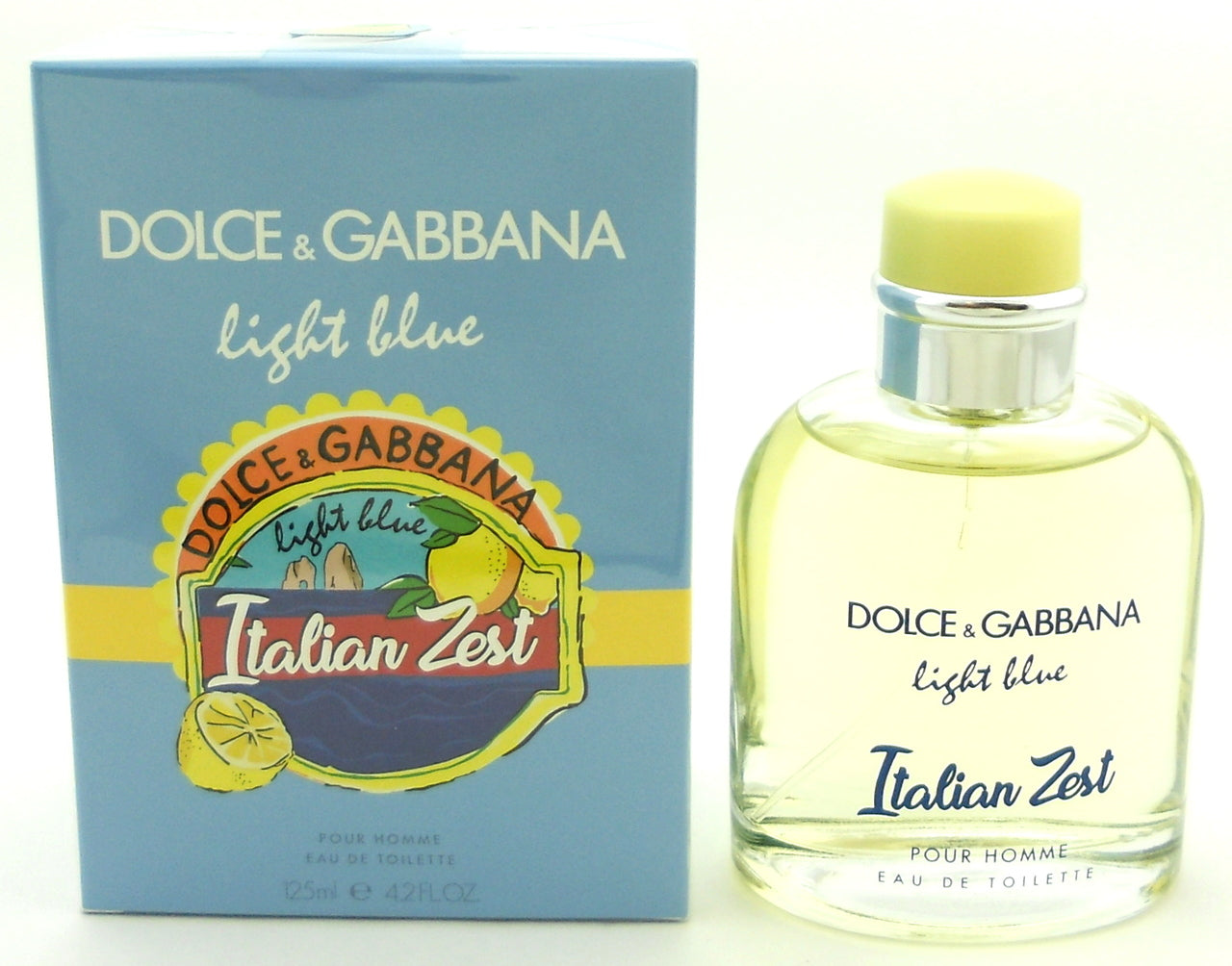 Dolce Gabbana Light Blue Italian Zest Limited Edition Cologne for Men EDT Spray 4.2 oz. New in Sealed box.