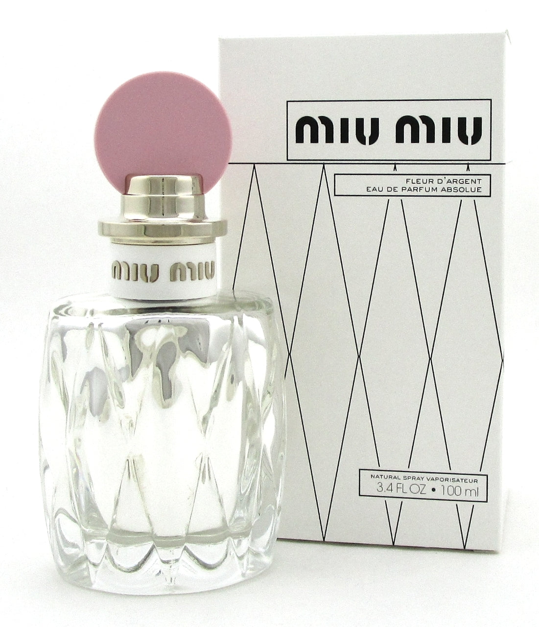 Miu Miu Fleur D'Argent Perfume 3.4 oz. EDP Absolue Spray for Women. New Tester.