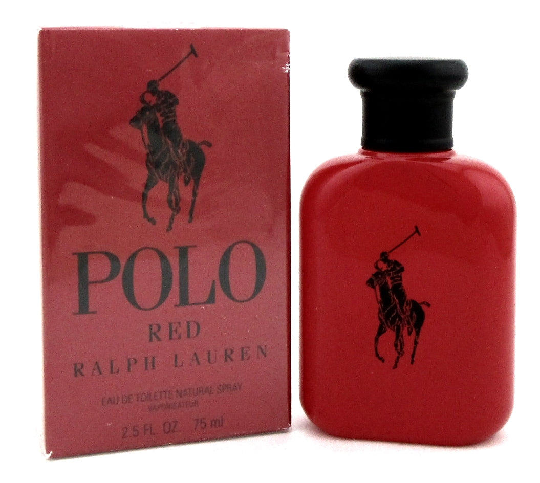 Polo Red by Ralph Lauren 2.5 oz. Eau de Toilette Spray for Men. New.Damaged Box.