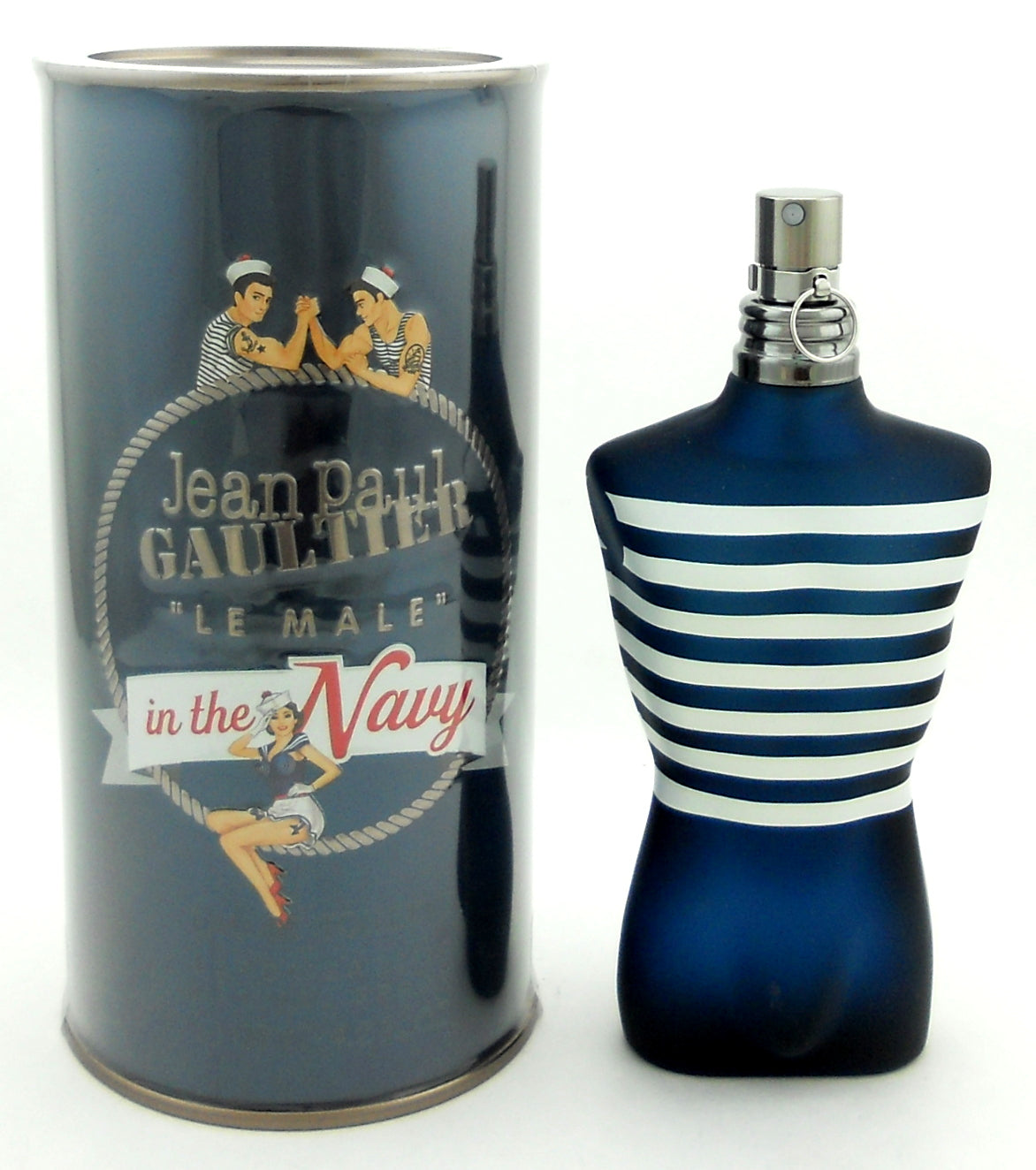 Jean Paul Gaultier Le Male In The Navy Edition 4.2 oz EDT Spray New. Sealed Can