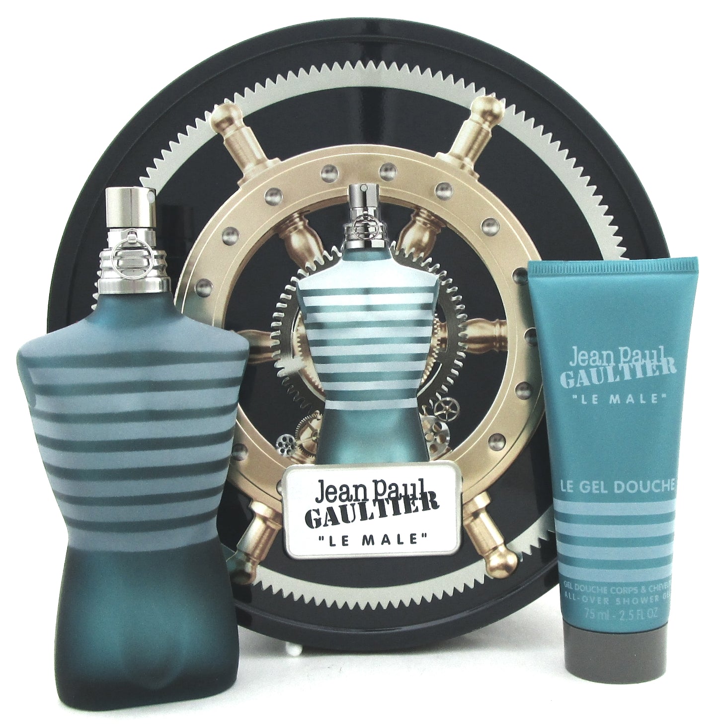 Jean Paul Gaultier Le Male Set for Men: 4.2 oz.EDT Spray +2.5 oz.S/Gel. New Box.