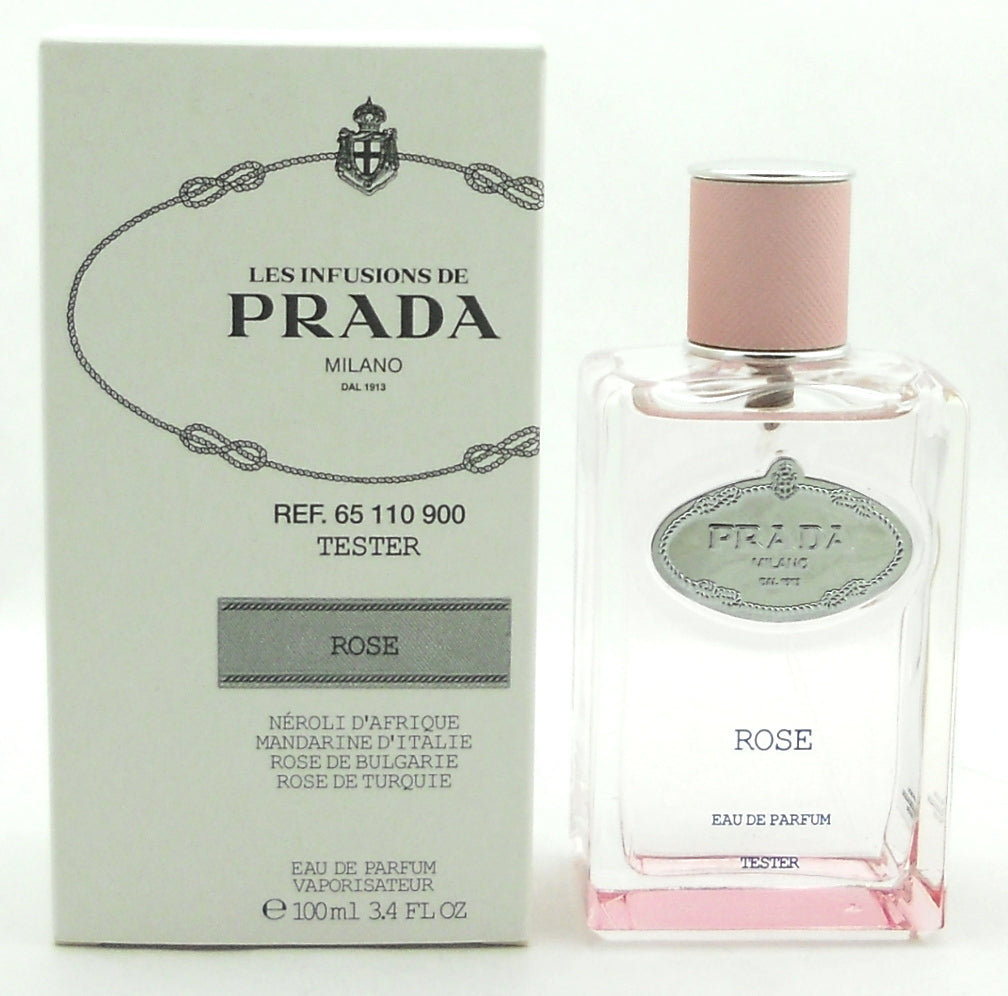Prada Les Infusions De Prada Rose 3.4 oz Eau De Parfum Spray Tester