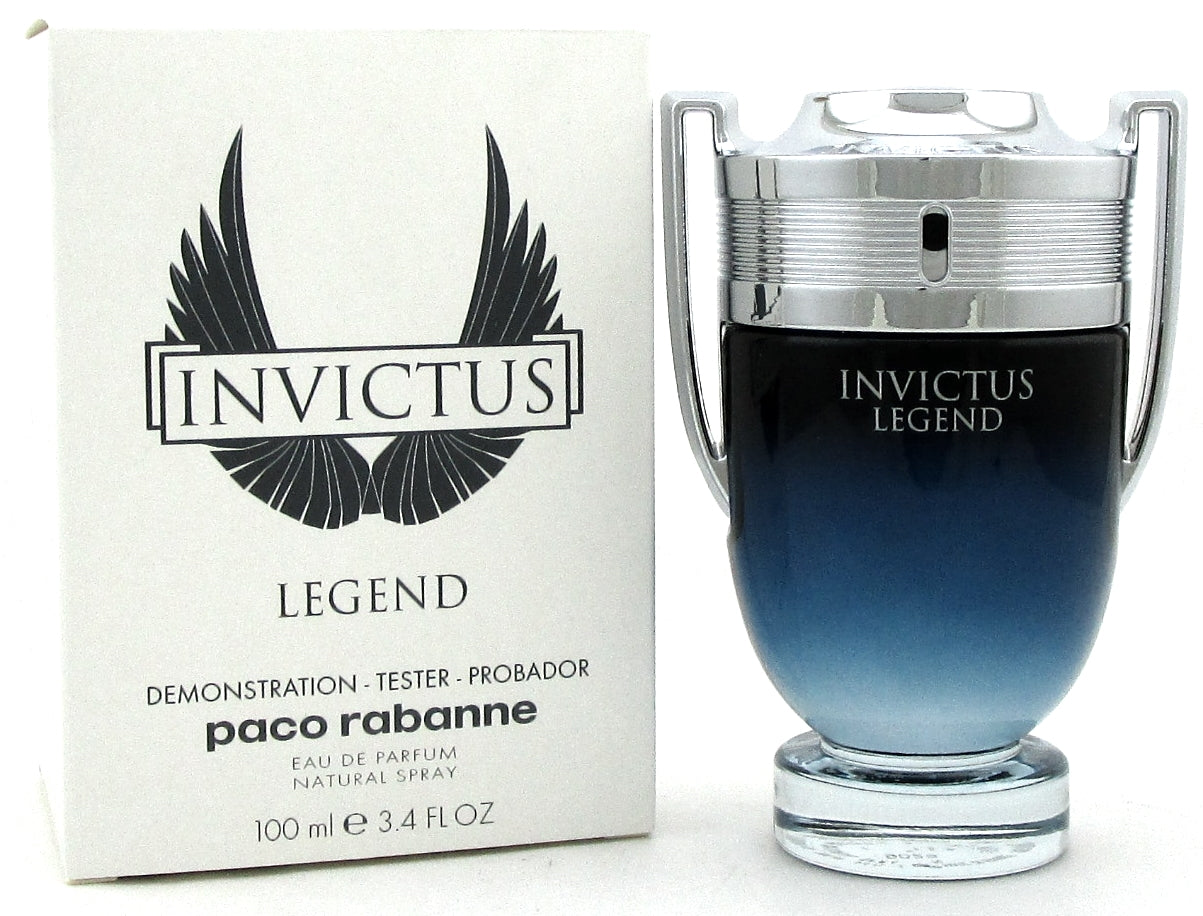 Invictus Legend Cologne by Paco Rabanne 3.4 oz. EDP Spray for Men. New Tester