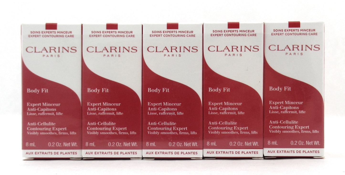 Clarins Body Fit Anti-Cellulite Contouring Expert 8 ml./ 0.2 oz. Mini Sample Lot of 10