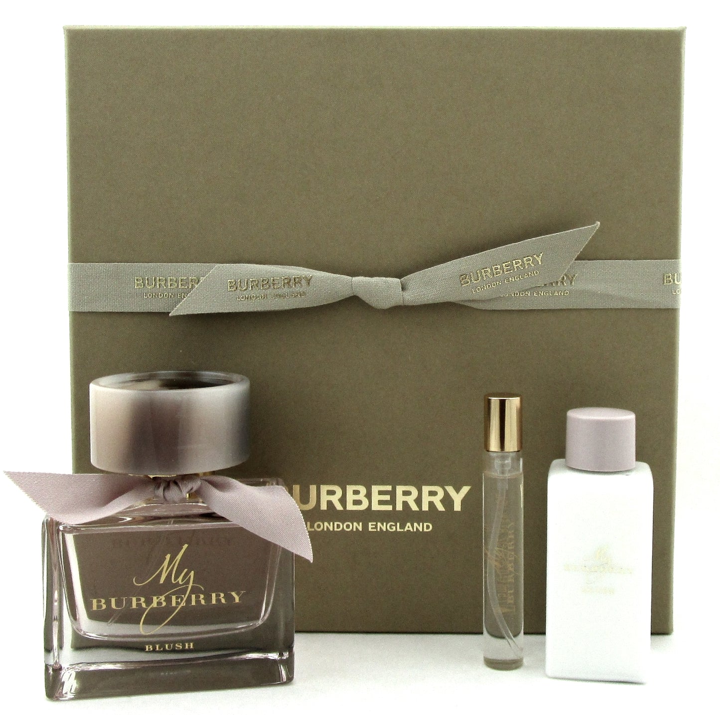 My Burberry Blush by Burberry 3.0oz.& 7.5ml. EDP Spray + 2.5oz. B/Lot. New SET