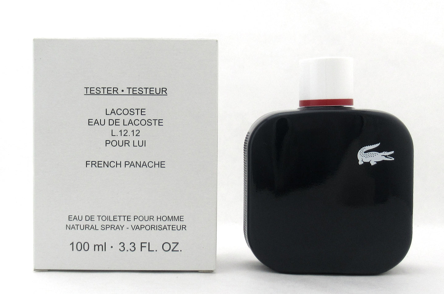 Lacoste eau de Lacoste L.12.12 Pour Lui French Panache EDT Spray 100 ml./ 3.3 oz. New Tester