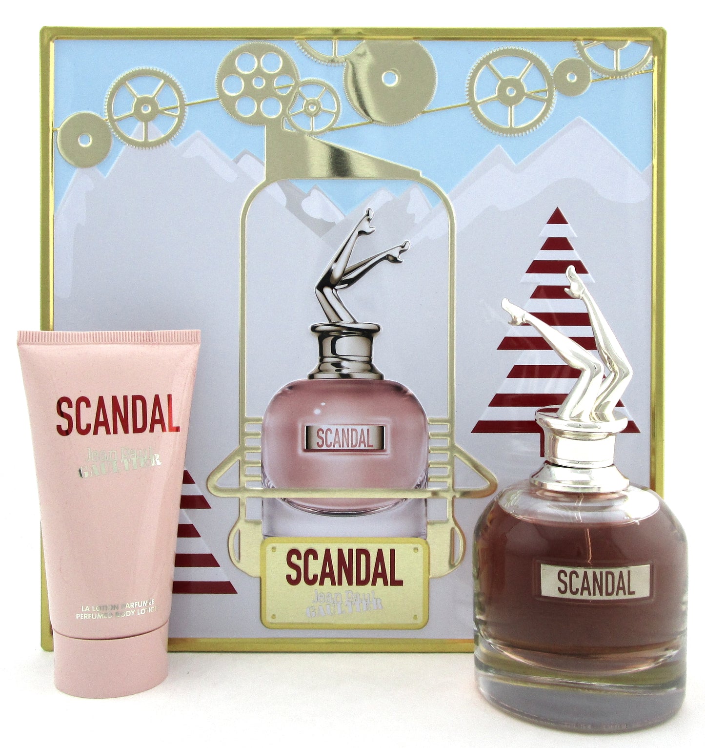Jean Paul Gaultier Scandal 2 Pc Set for Women: 2.7 oz. EDP Spray + 2.5 oz. B/Lot