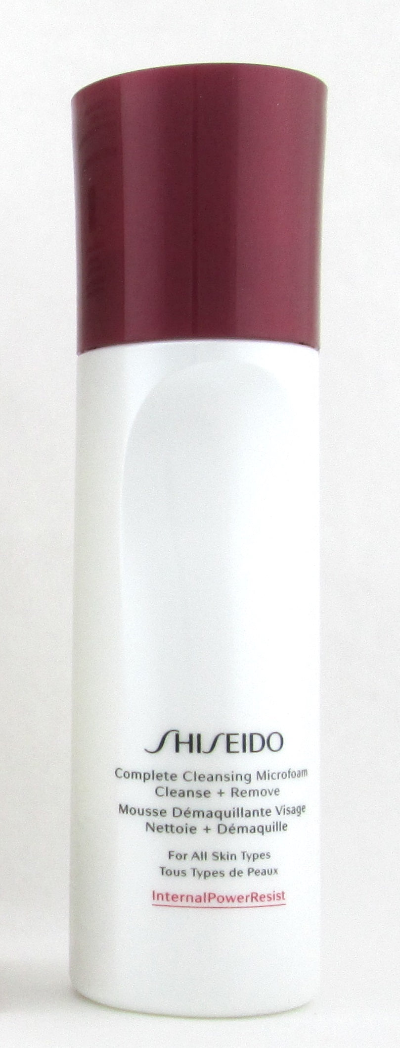 Shiseido Complete Cleansing Microfoam Cleanse + Remove For All Skin Types 180 ml./6 oz. NIB