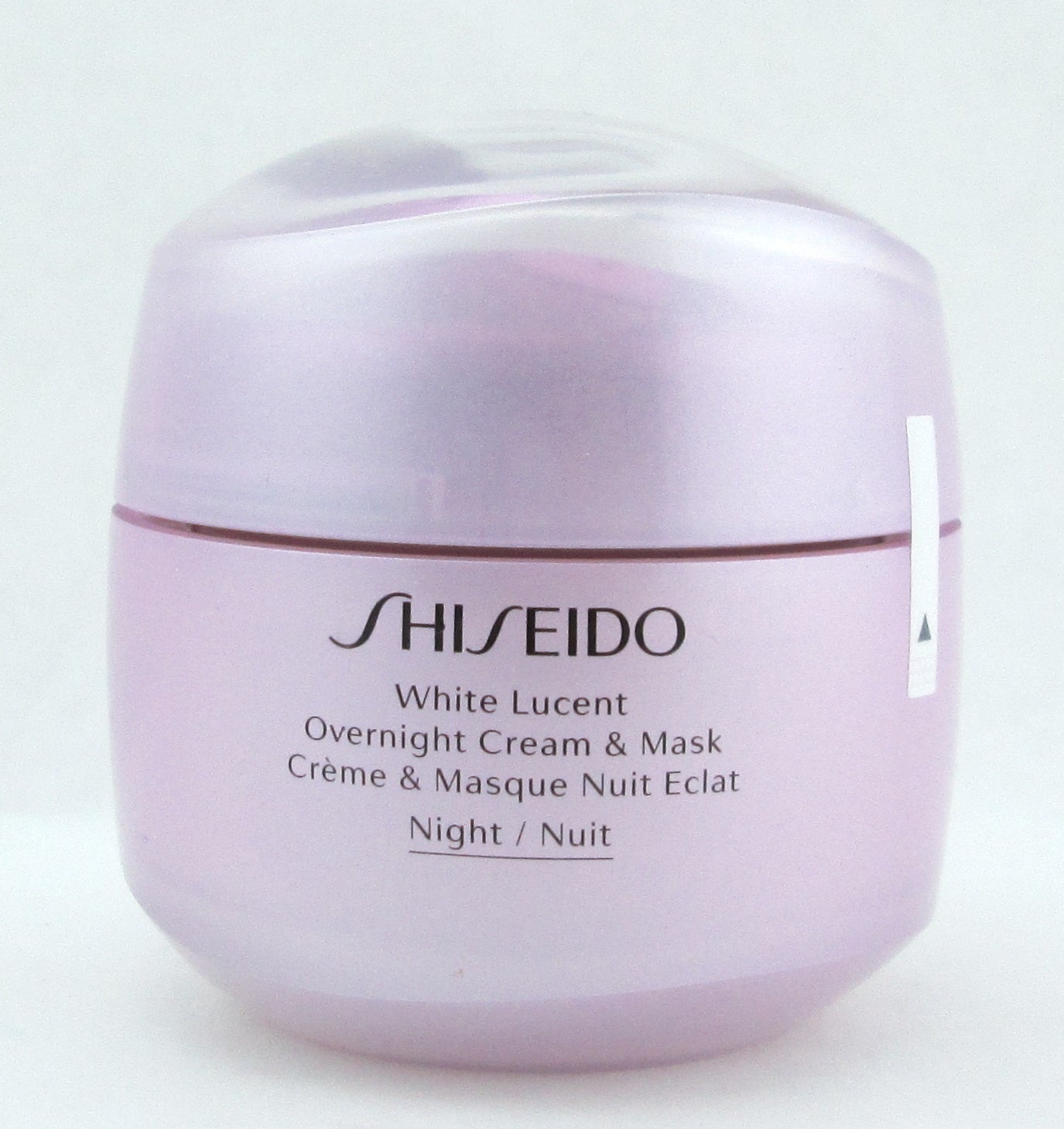 Shiseido White Lucent Overnight Cream & Mask Even skin tone- Luminosity 75 ml./ 2.6 oz. NIB