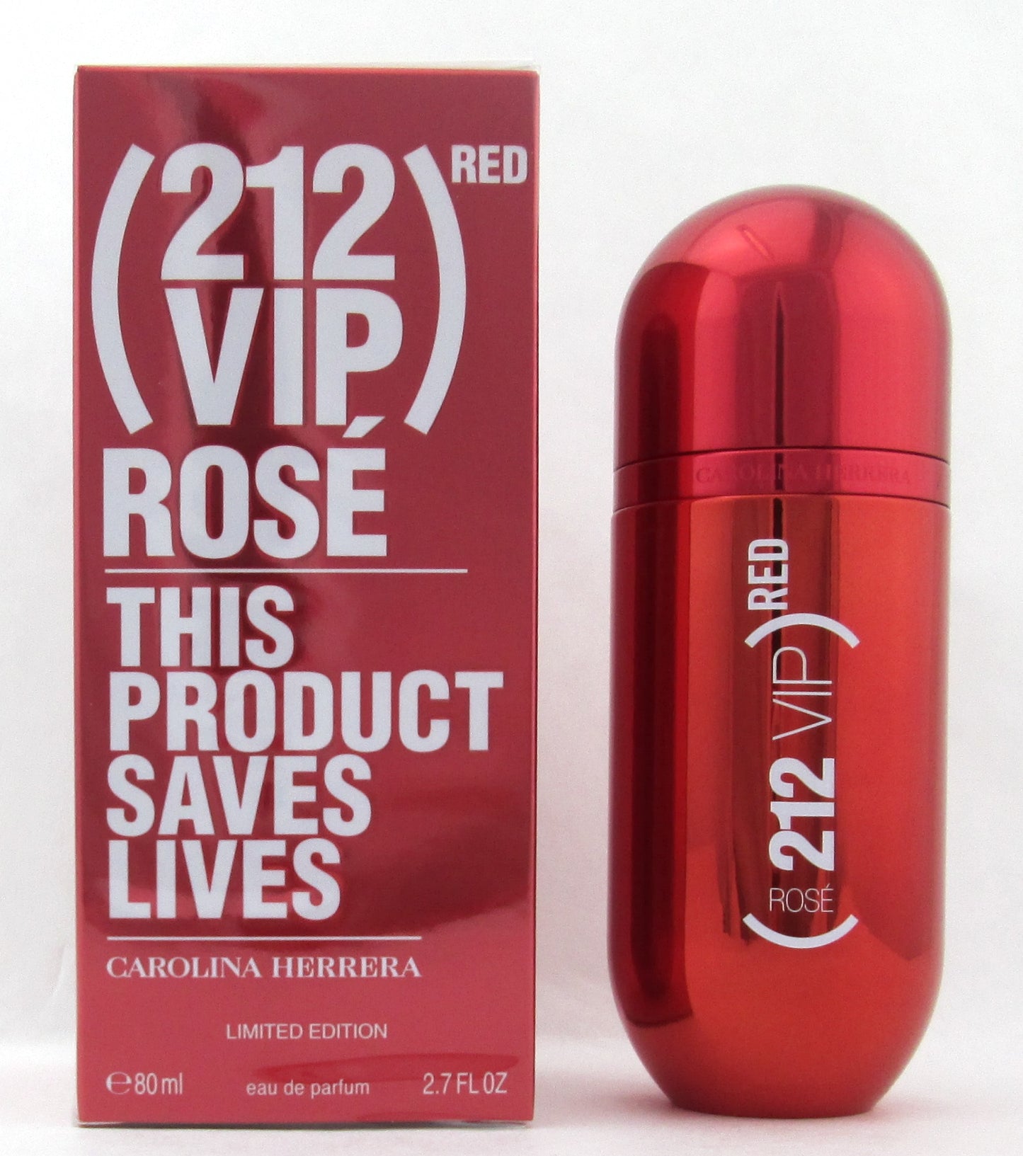 212 VIP Rose Red Edition Perfume by Carolina Herrera 2.7 oz EDP Spray for Women