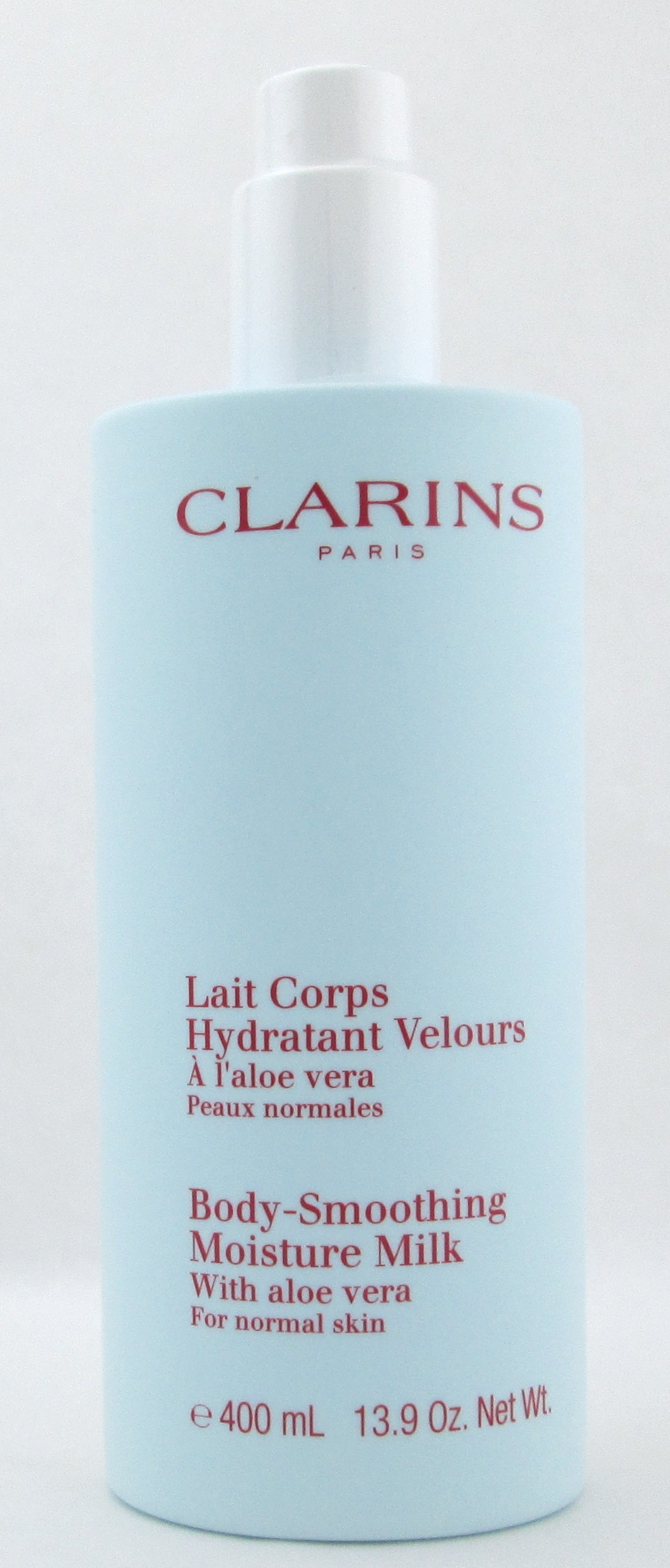 Clarins Body Smoothing Moisture Milk With Aloe Vera For Normal Skin 400 ml./ 13.9 oz. New