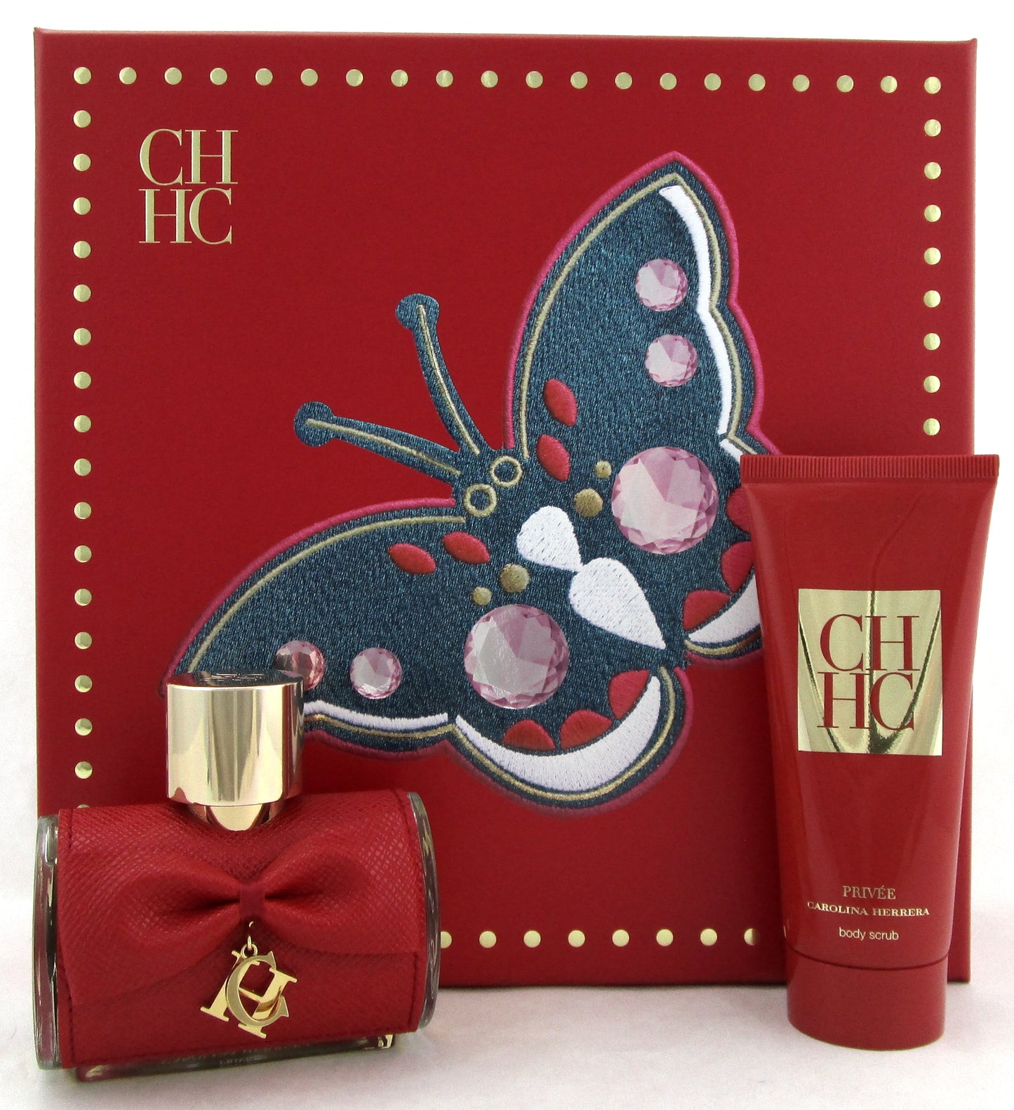 CH PRIVEE by Carolina Herrera 2.7 oz EDP Spray +3.4 oz. B/Scrub Cream. New Set.