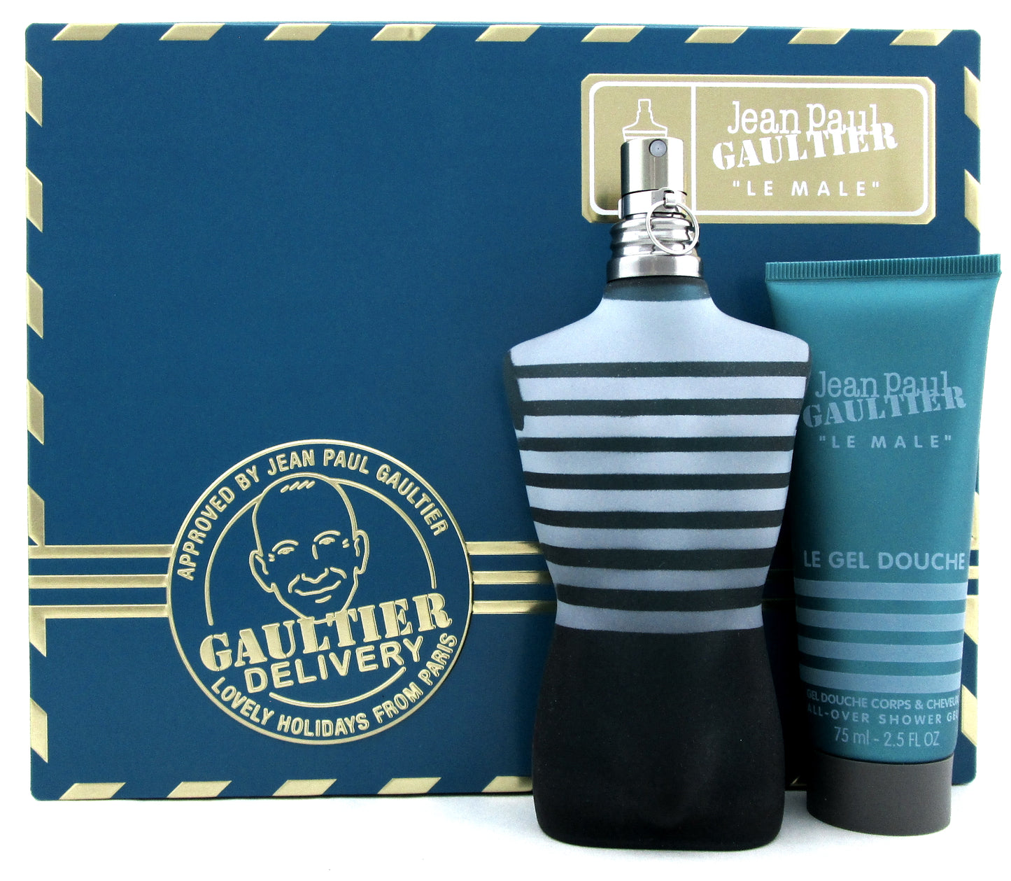 Jean Paul Gaultier Le Male 4.2 oz.EDT Spray + 2.5 oz.Sh/Gel. New SET for Men