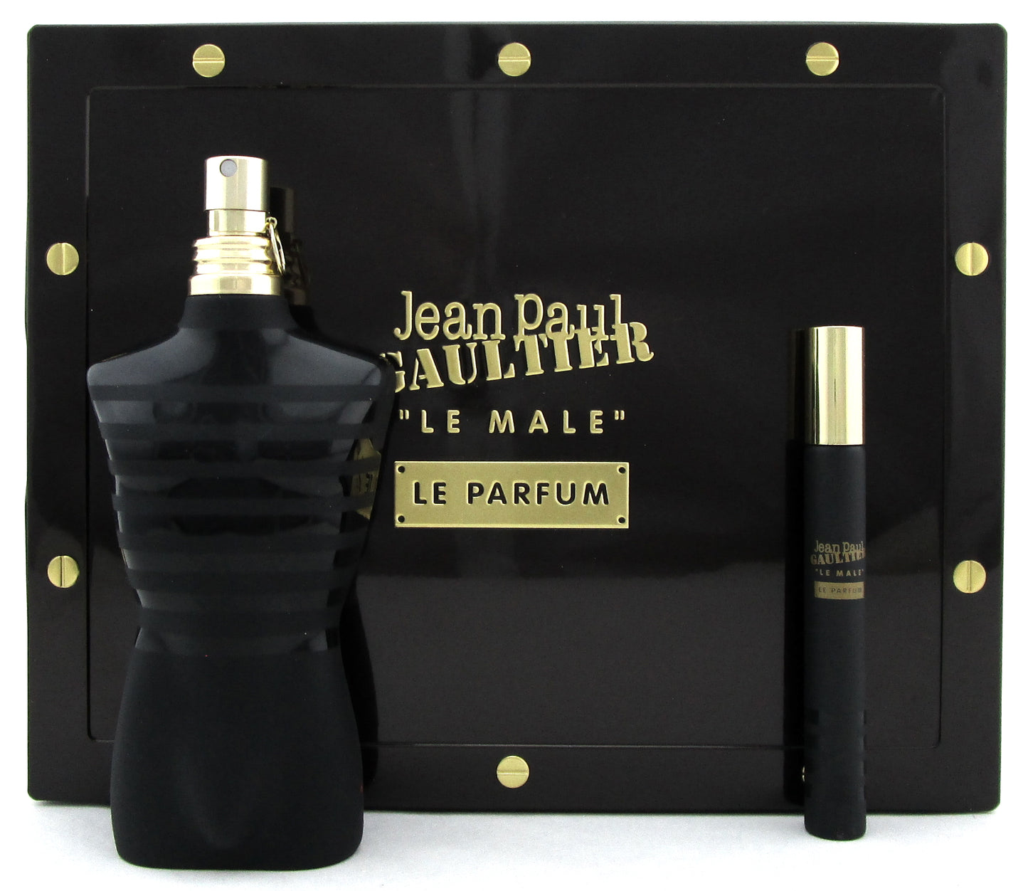 Jean Paul Gaultier Le Male LE PARFUM 4.2 oz.+ 10 ml. EDP INTENSE Spray. New SET