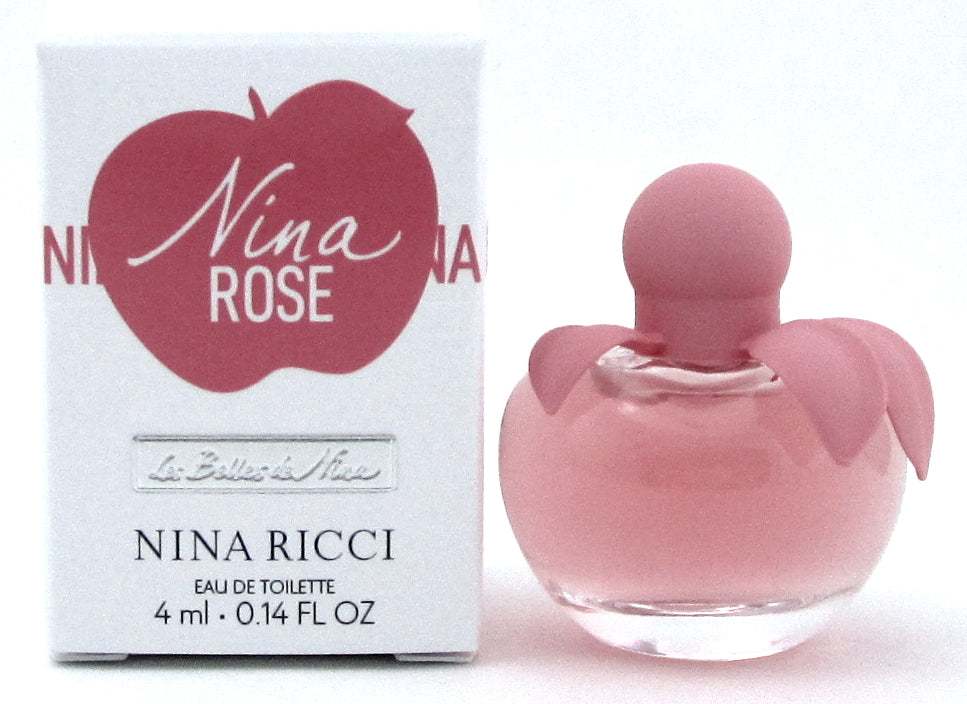 Nina Rose by Nina Ricci Perfume Mini 4 ml. EDT Splash for Women. New in Box