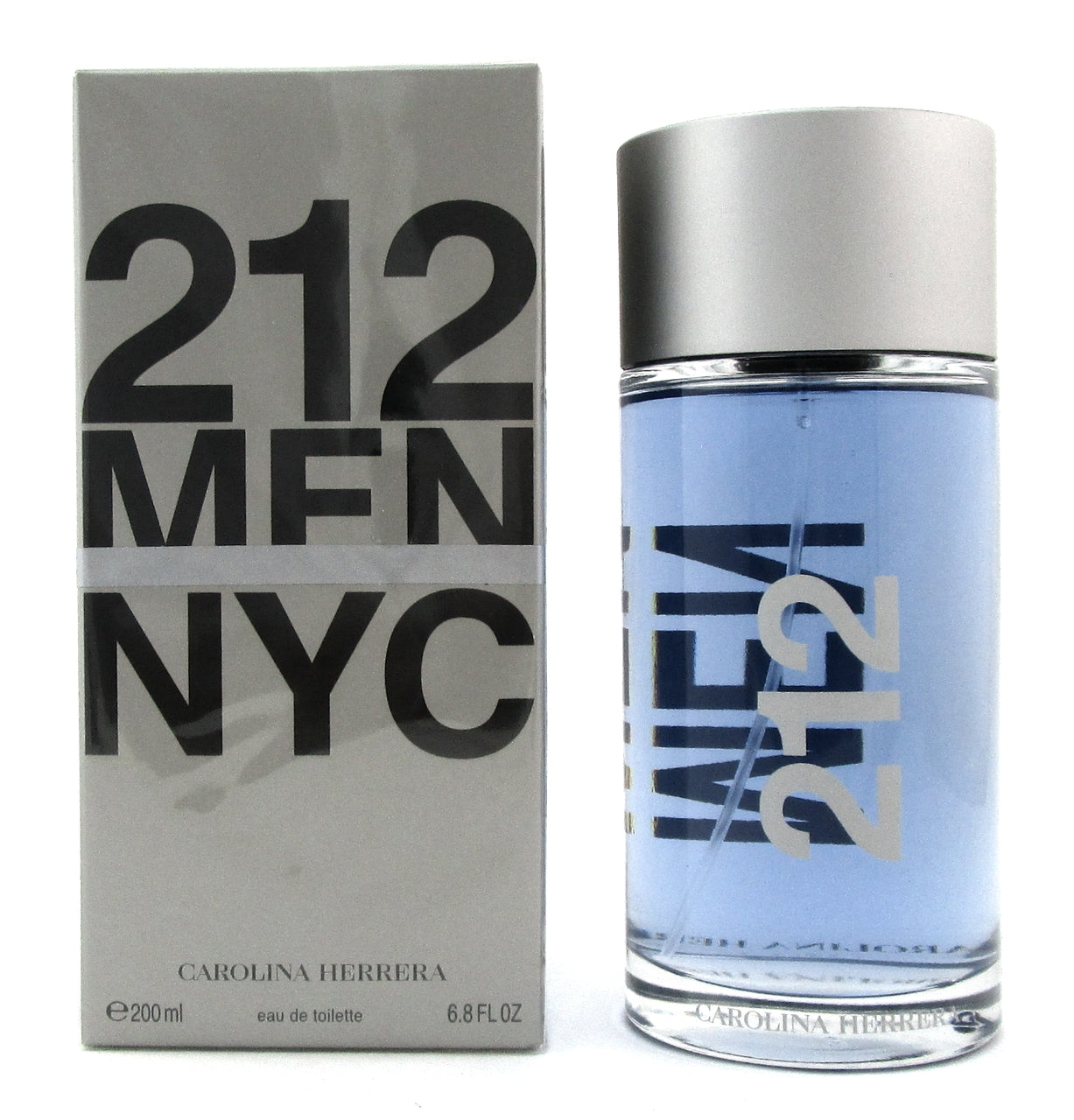 212 MEN NYC by Carolina Herrera 6.8 oz. Eau de Toilette Spray. New DAMAGED Box