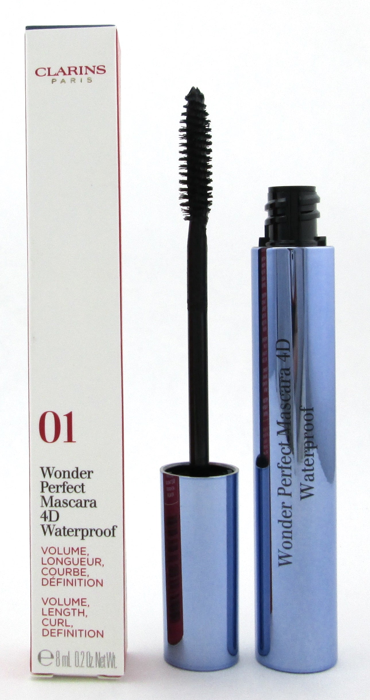 Clarins Wonder Perfect Mascara 4D Waterproof 01 Perfect Black 8 ml./ 0.2 oz.