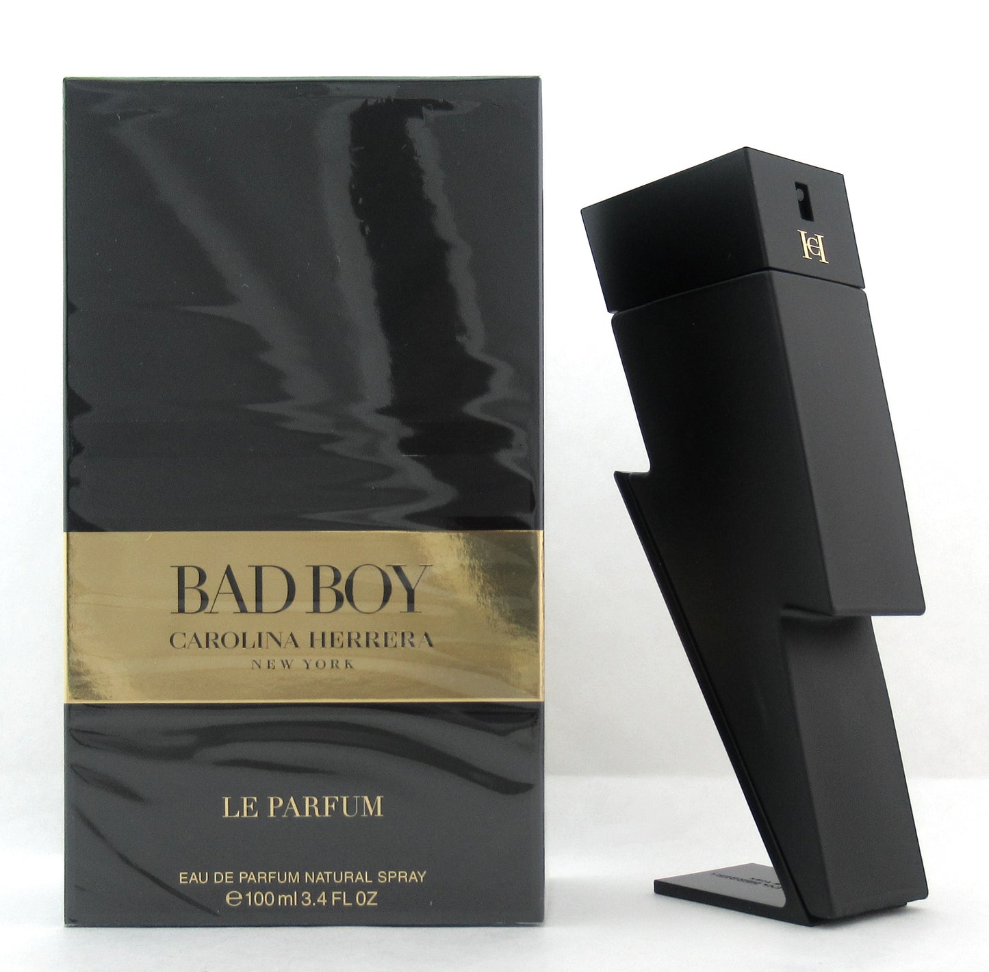 Bad Boy LE PARFUM by Carolina Herrera Eau de Parfum Spray 100 ml./ 3.4 oz. New Damaged Box