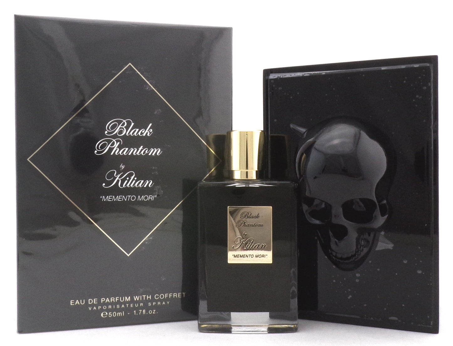 Black Phantom by Kilian 1.7 oz Eau de Parfum REFILLABLE Spray w/Coffret. New Box