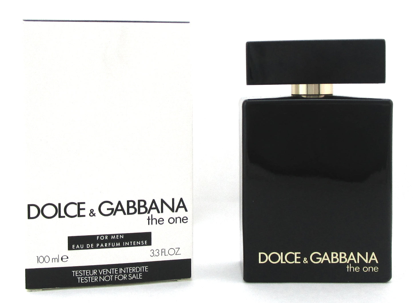 The One by Dolce & Gabbana 3.3 oz. EDP Intense Spray for Men. New Tester w/Cap