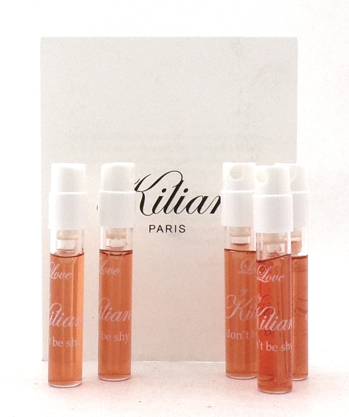 Kilian Love Don't Be Shy 1.5 ml. Eau de Parfum Sample Spray for Women. LOT of 5 Vials. New