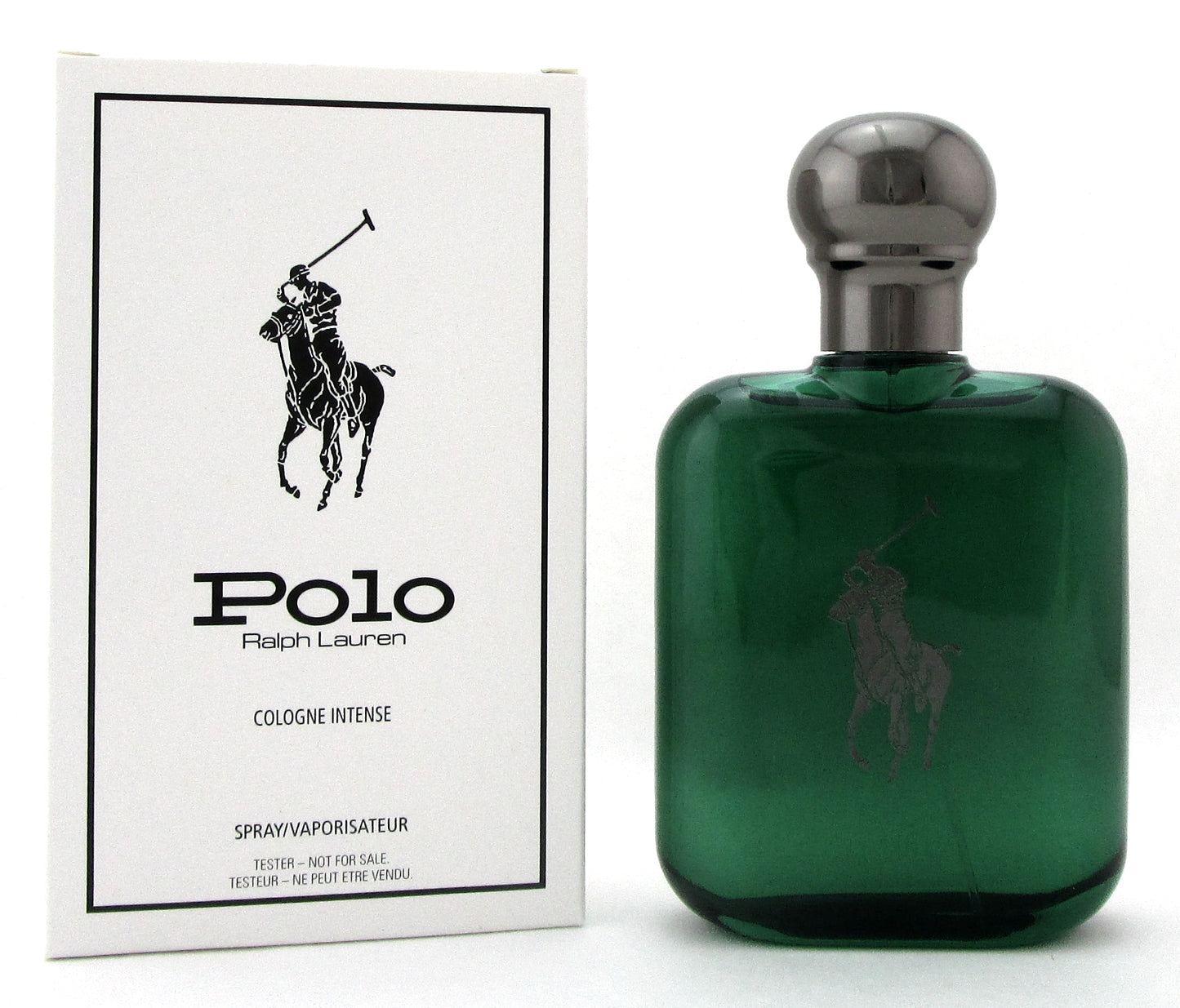 Polo Green Cologne INTENSE by Ralph Lauren 4.0 oz. EDP Spray for Men. New Tester